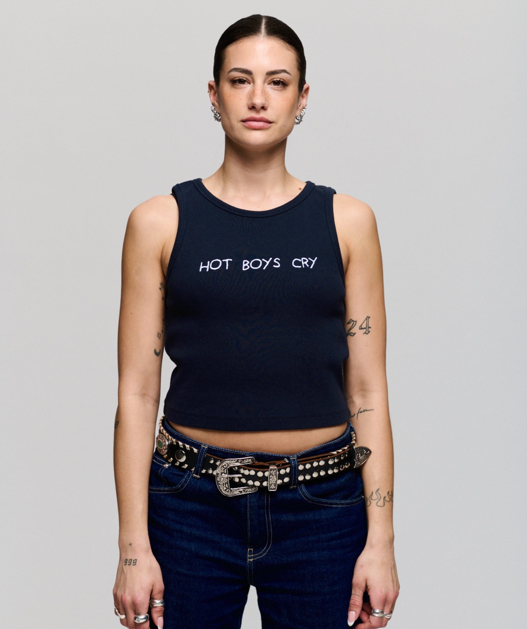 Crop Top Navy
