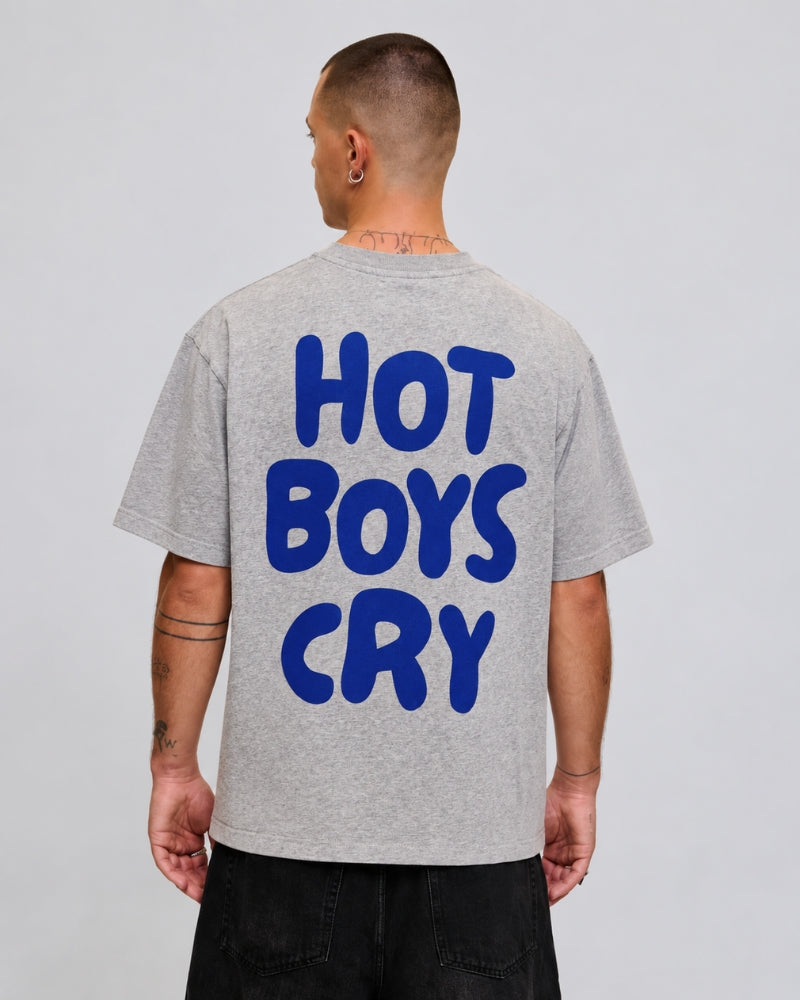 Hot Boys Cry Tee Grey