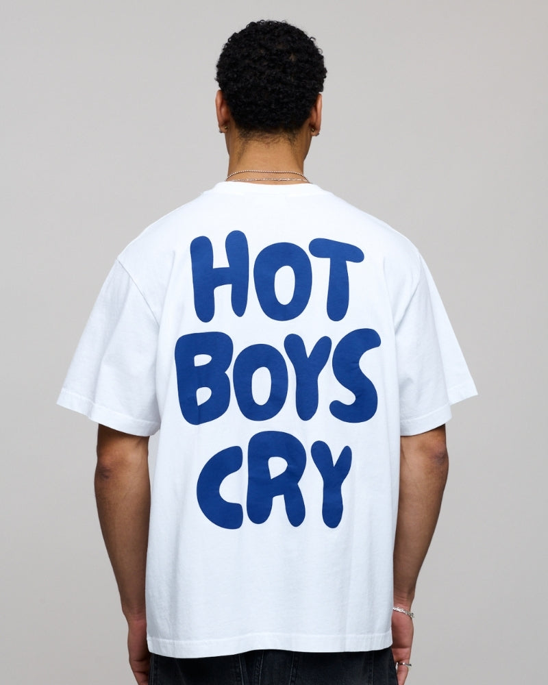 Hot Boys Cry Tee White