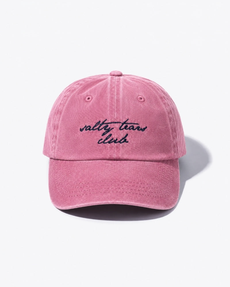 Salty Tears Club Washed Pink Cap