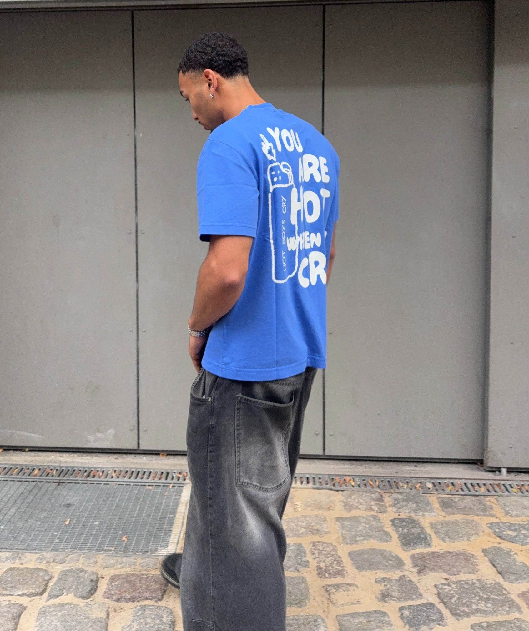 Hot Crier Tee Blue