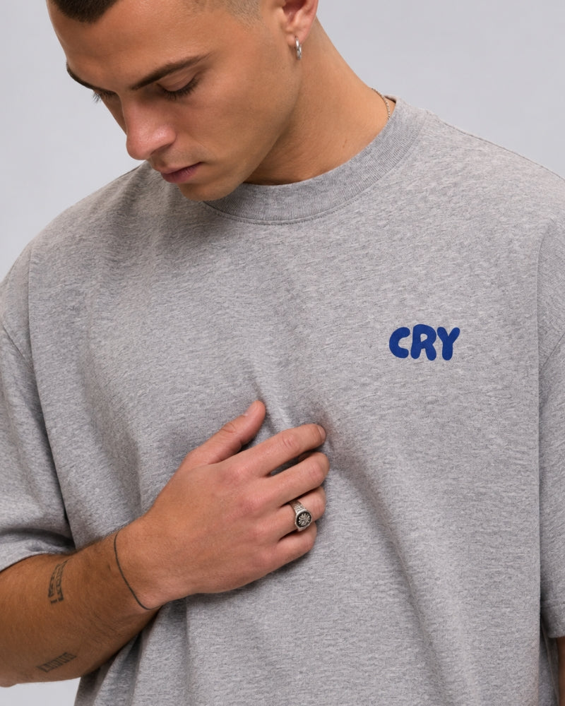 Hot Boys Cry Tee Grey