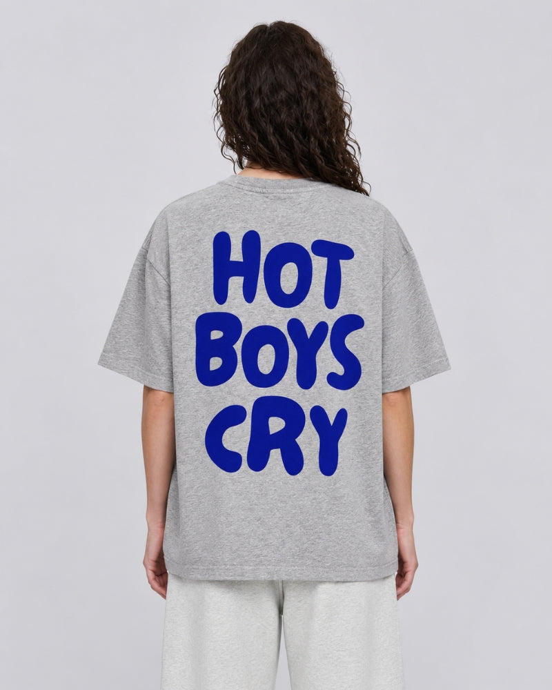 Hot Boys Cry Tee Grey
