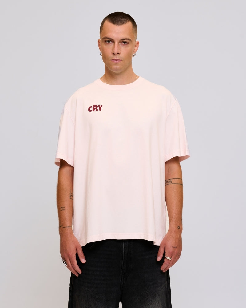 Hot Boys Cry Tee Pink