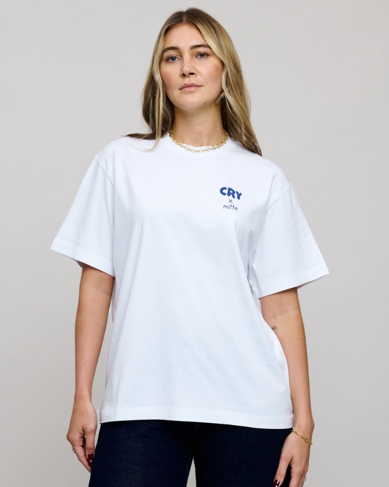 Hot Girls Padel Tee White