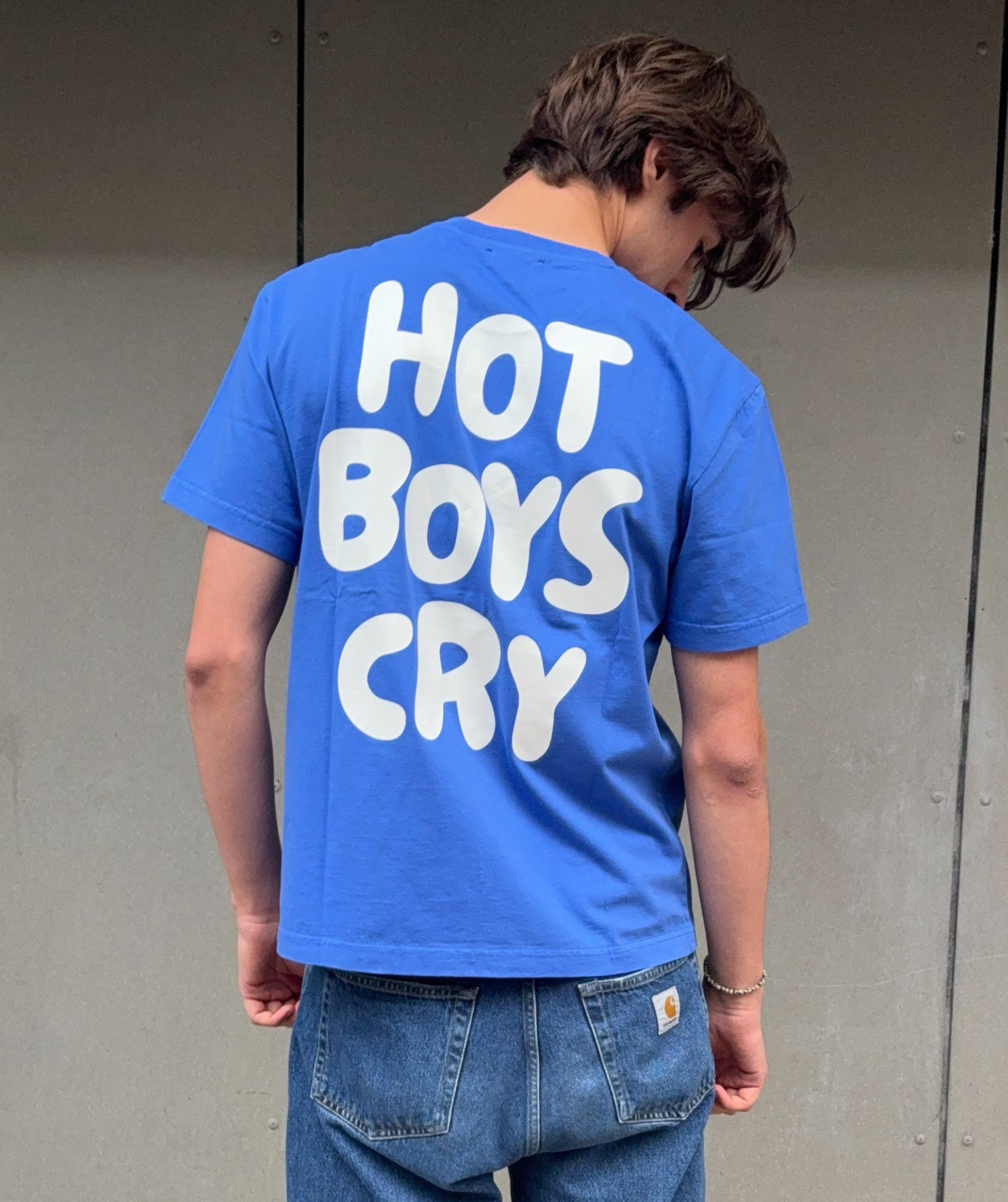 Hot Boys Cry Tee Blue