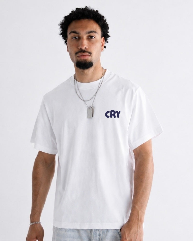 Salty Tears Club Tee White