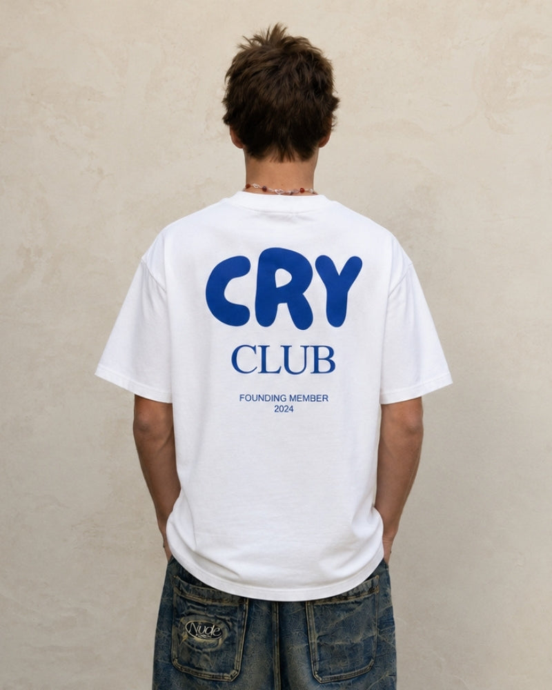 Cry Member Tee White