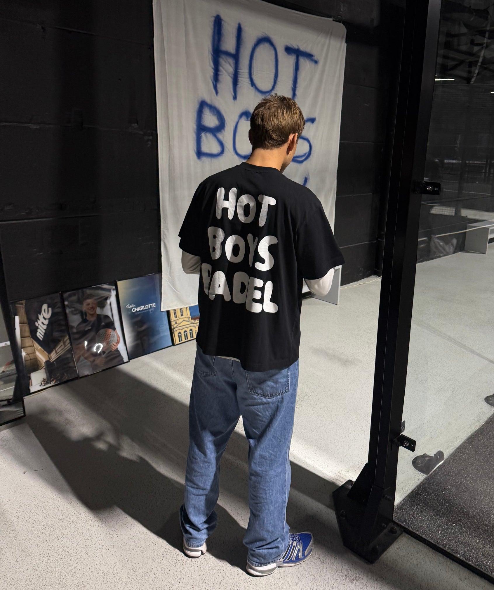 Hot Boys Padel Tee Black