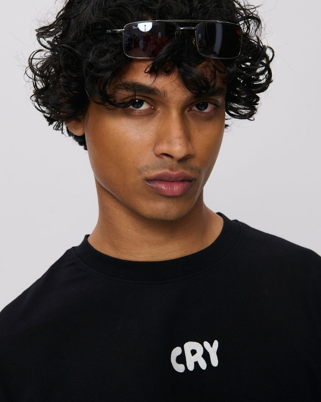 Hot Boys Cry Layered Longsleeve Black