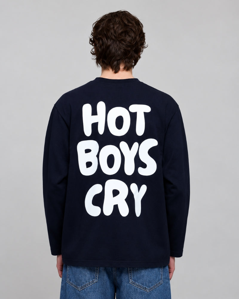 Hot Boys Cry Longsleeve Navy