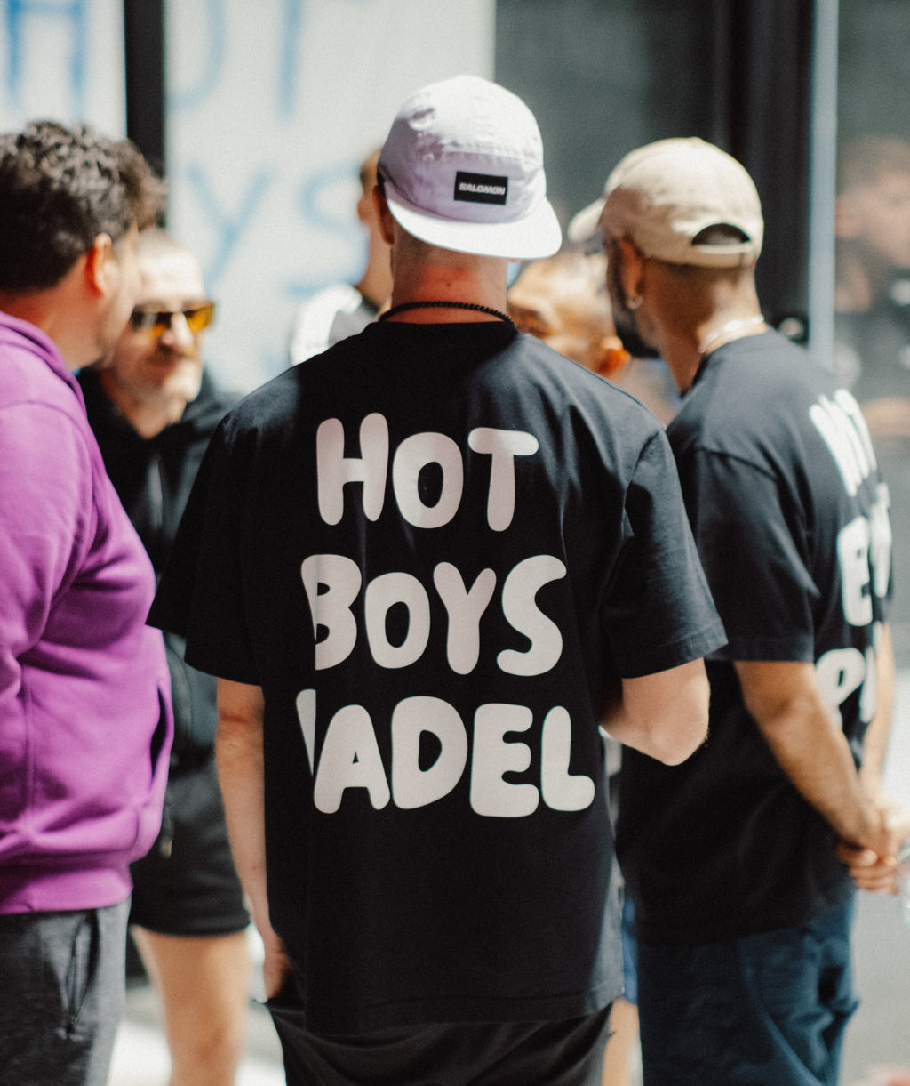 Hot Boys Padel Tee Black