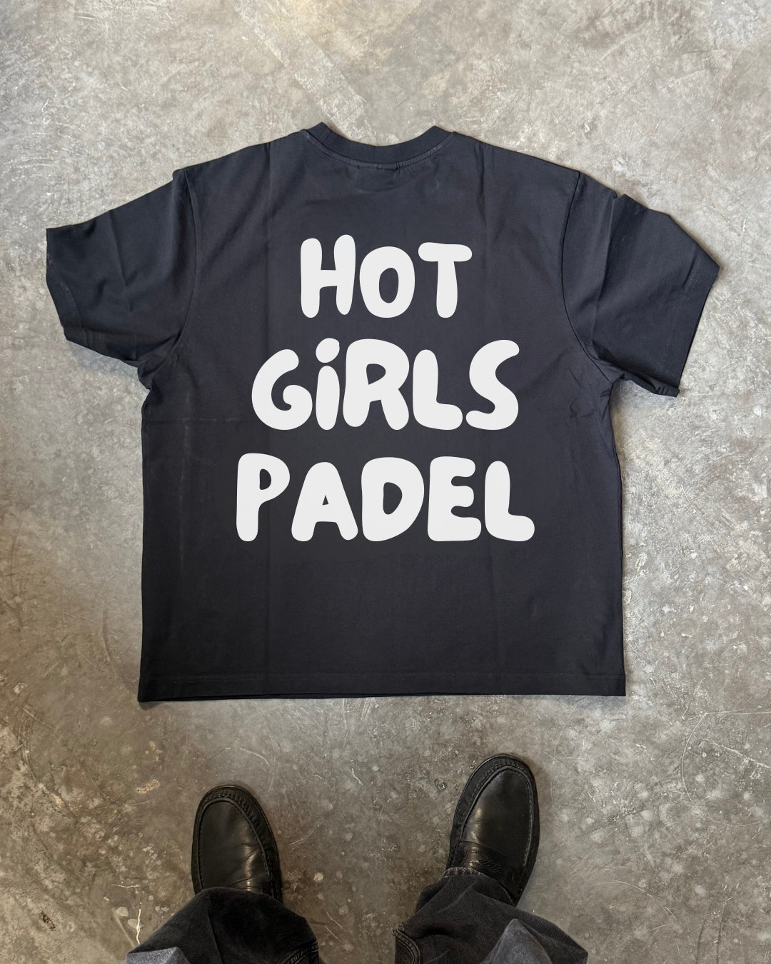 Hot Girls Padel Tee Black