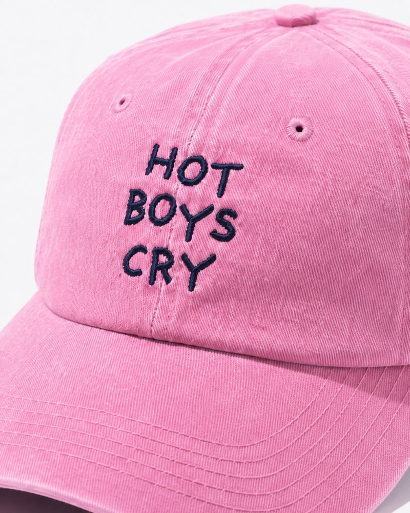 Hot Boys Cry Cap Washed Pink