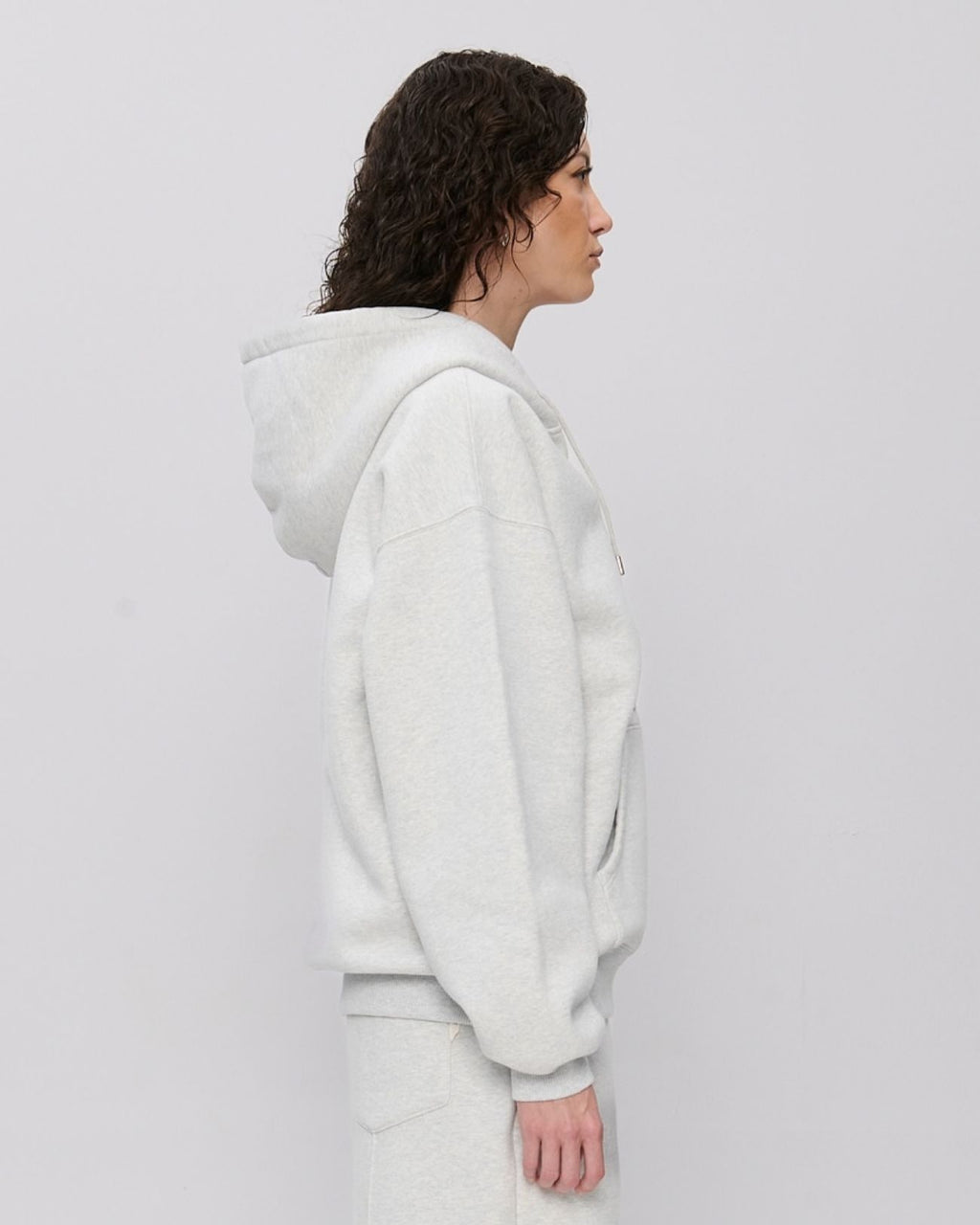 Hot Boys Cry Zip Hoodie Grey