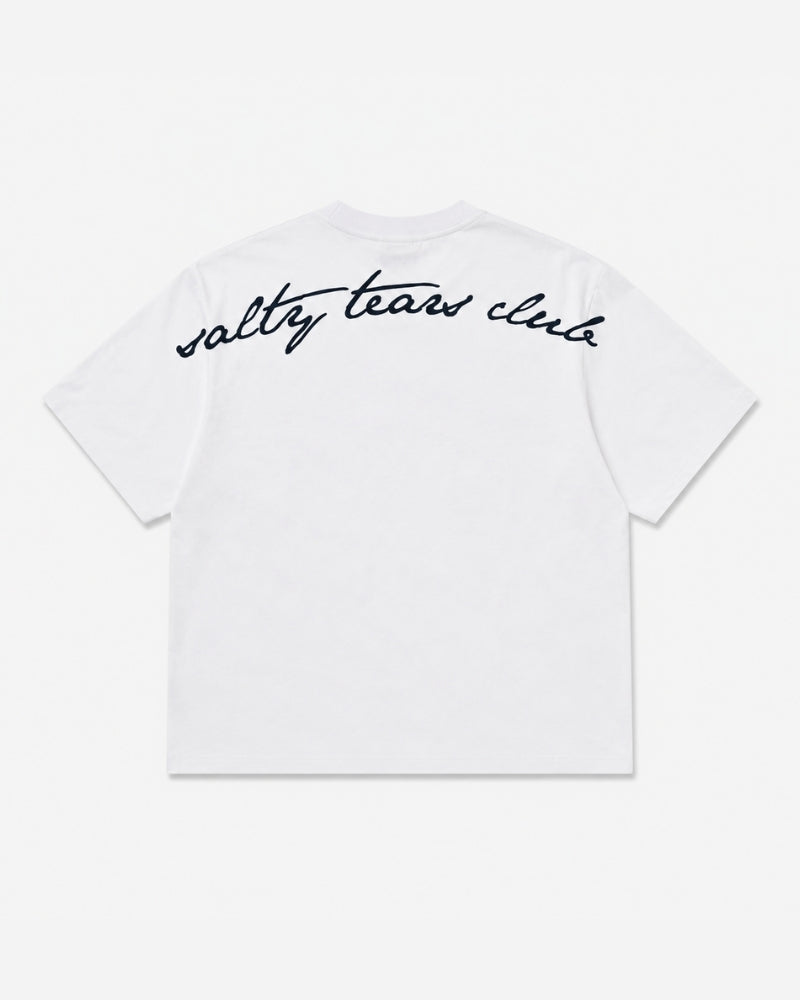 Salty Tears Club Tee White