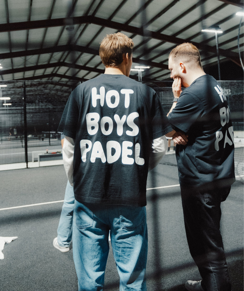 Hot Boys Padel Tee Black