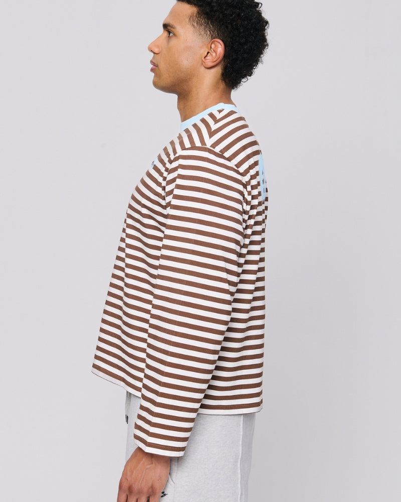 Cry Striped Longsleeve Espresso