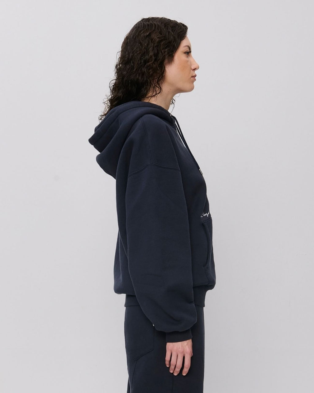 Hot Boys Cry Zip Hoodie Navy