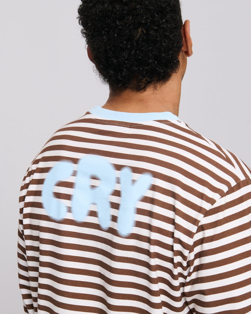 Cry Striped Longsleeve Espresso