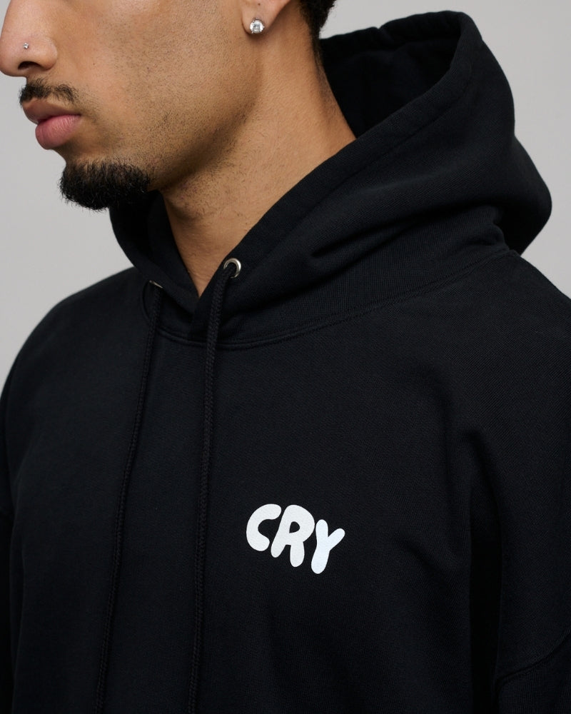 Hot Boys Cry Oversized Hoodie Black – HOT BOYS CRY