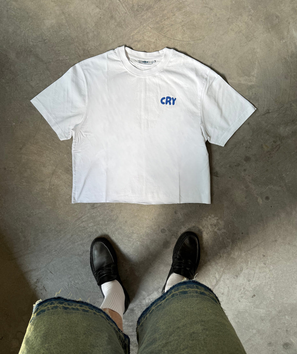 Cropped Tee White