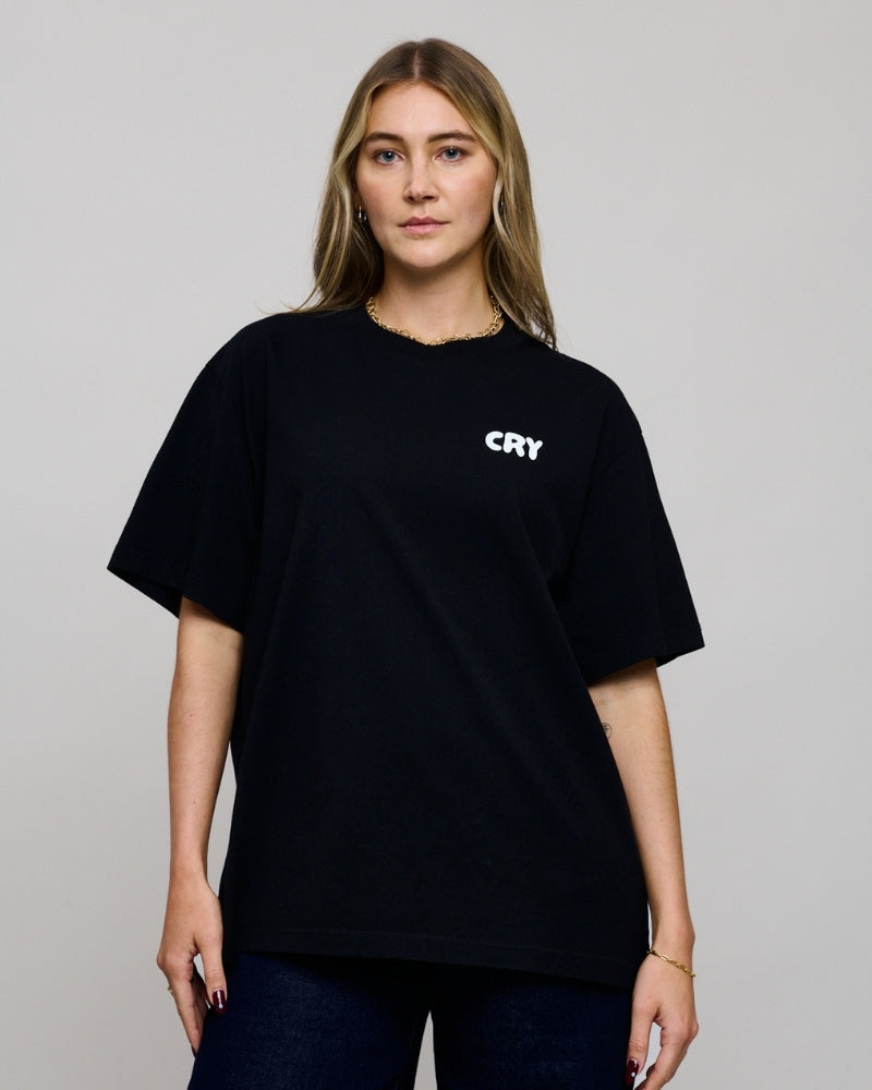 Hot Boys Cry Tee Black