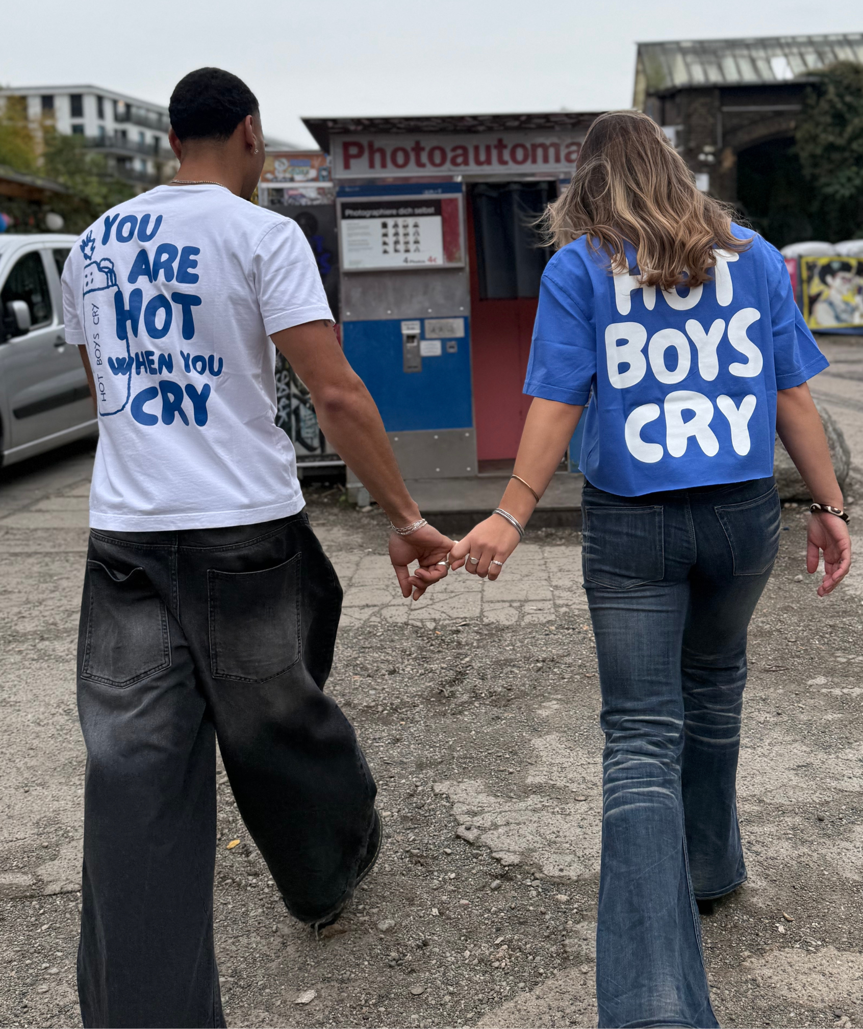 Hot Boys Cry Tee Blue