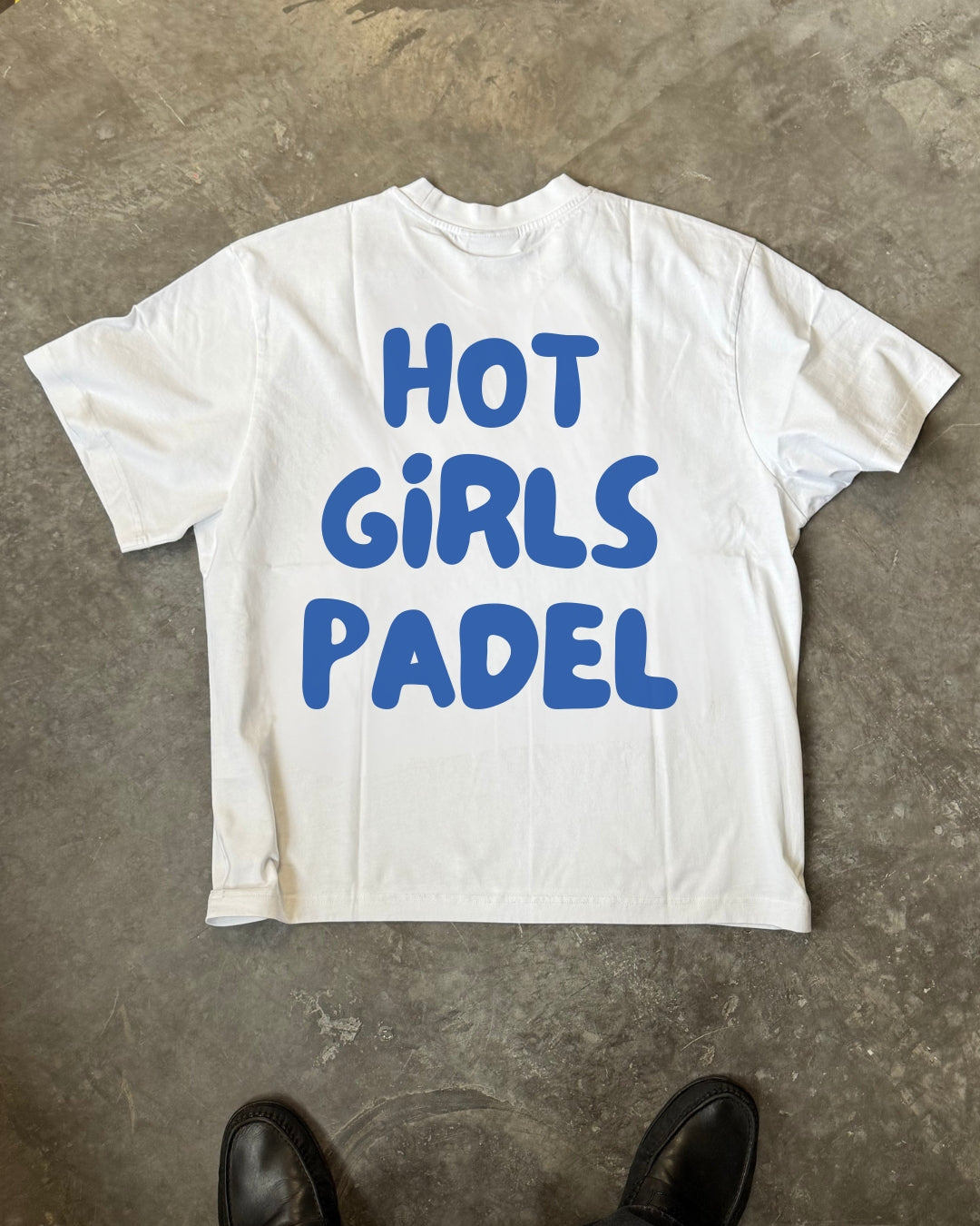 Hot Girls Padel Tee White