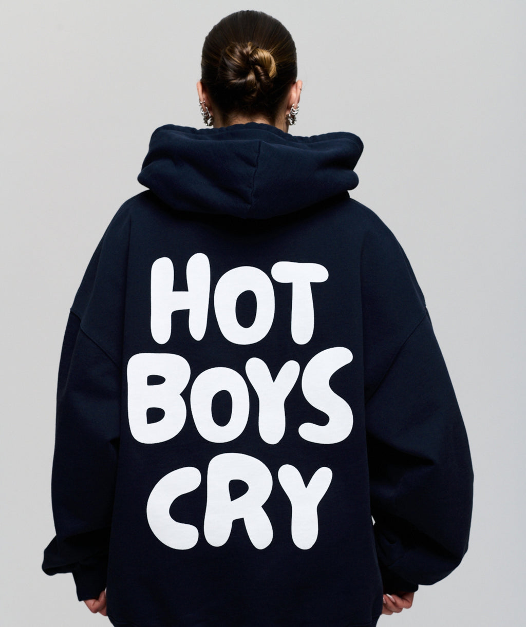 Dark Navy Oversized Hoodie
