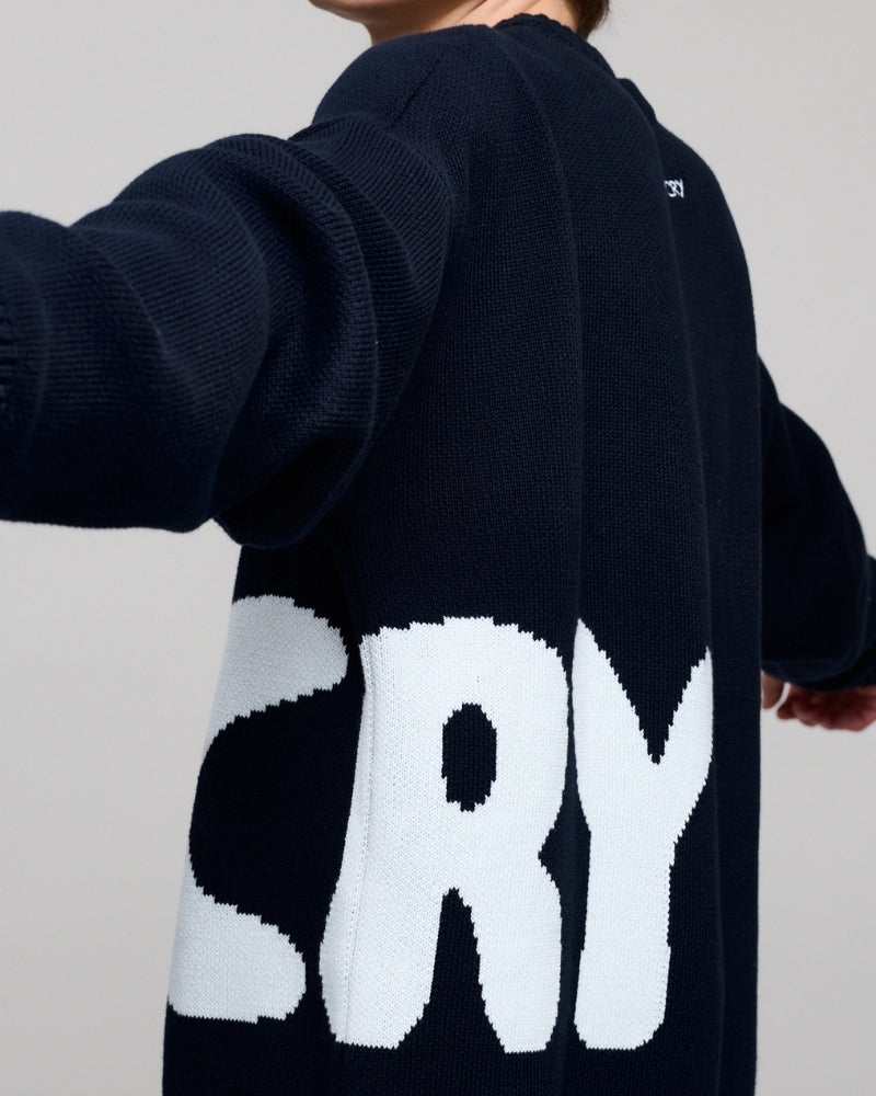 Knitwear Sweater Dark Navy – HOT BOYS CRY
