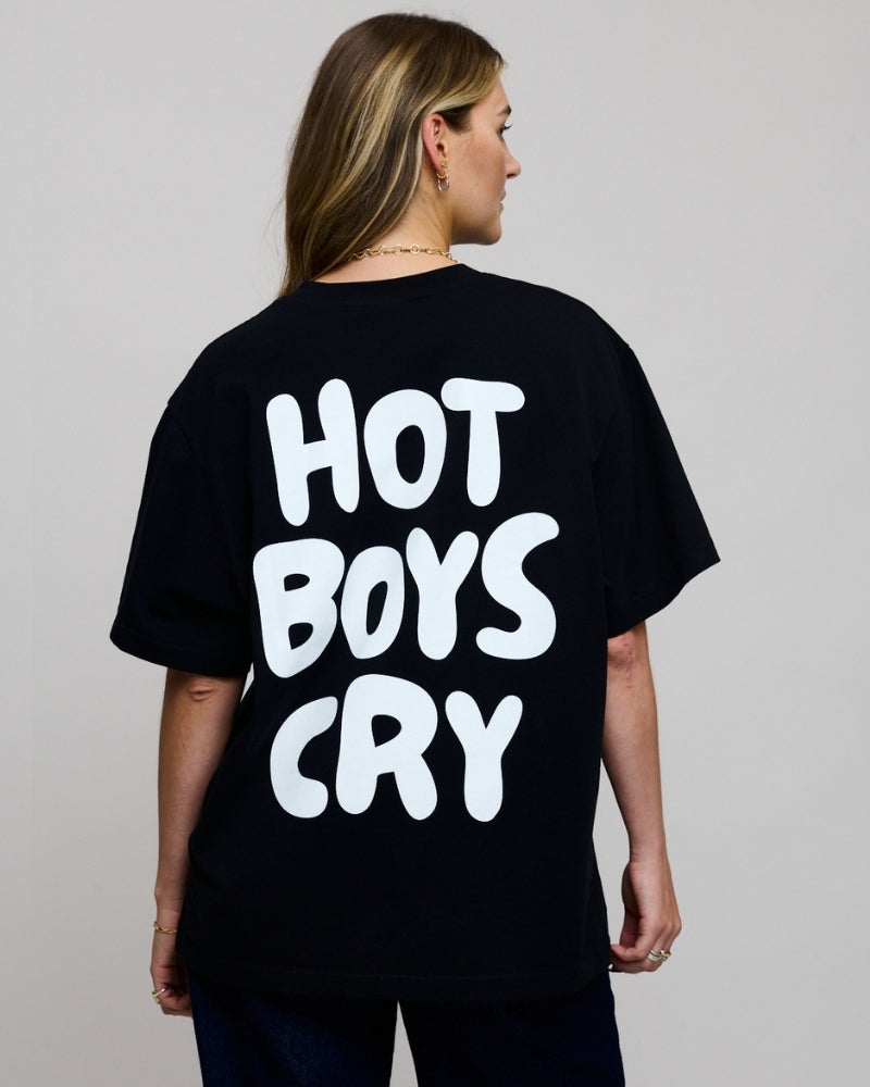 Hot Boys Cry Tee Black