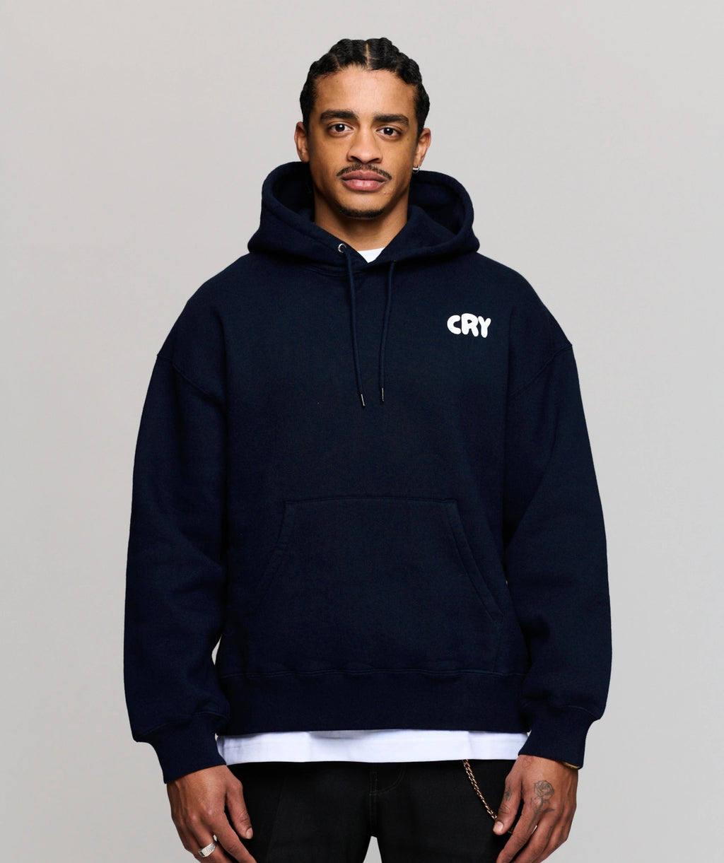 Therapy Hoodie Dark Navy