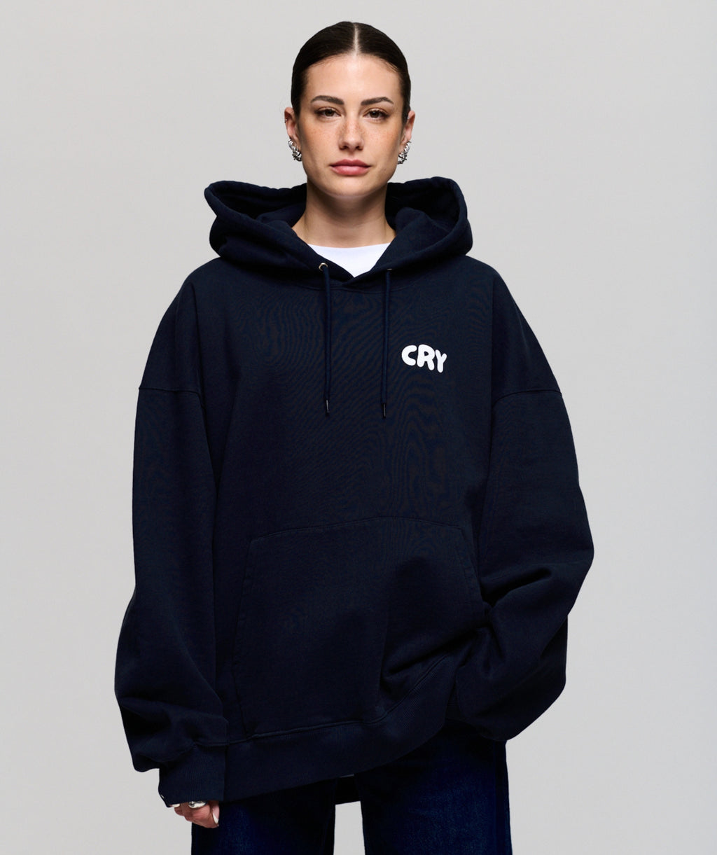 Dark Navy Oversized Hoodie