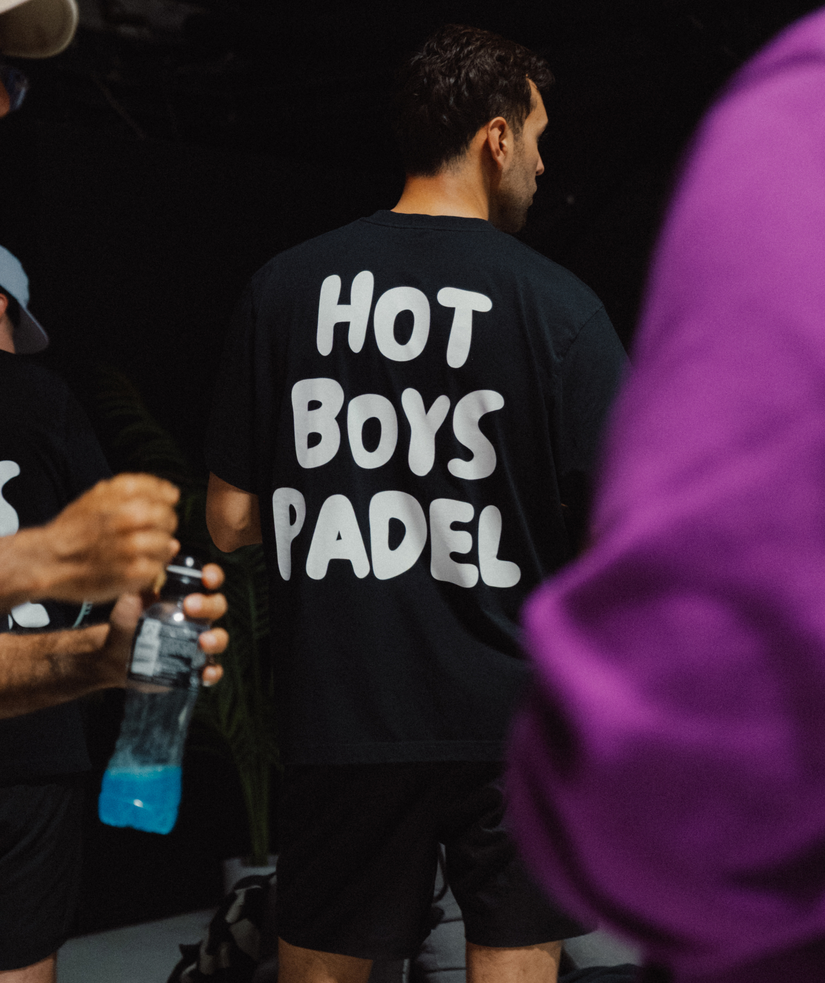 Hot Boys Padel Tee Black