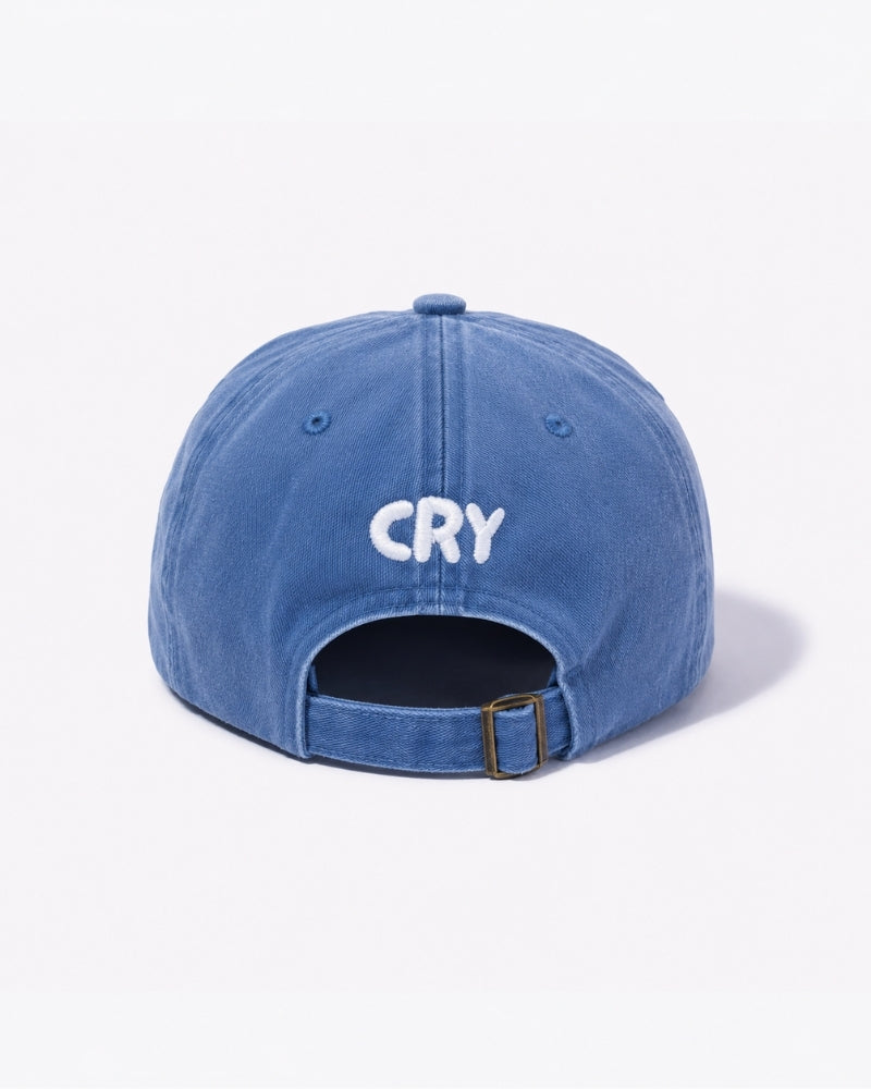 Salty Tears Club Washed Blue Cap