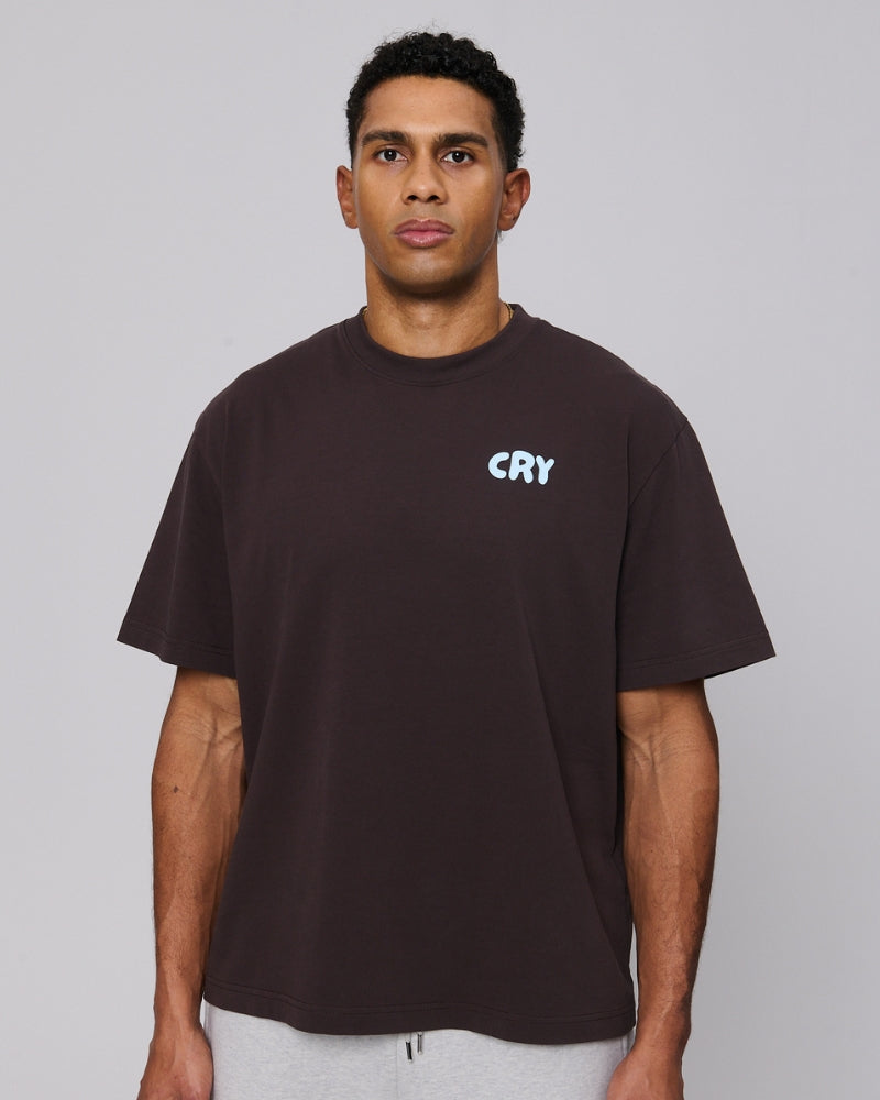 Hot People Cry Tee Espresso