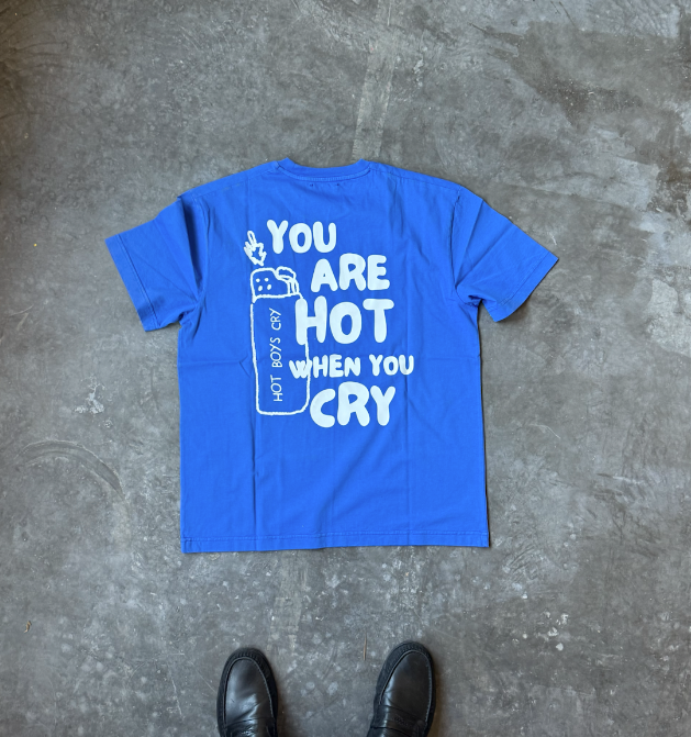 Hot Crier Tee Blue