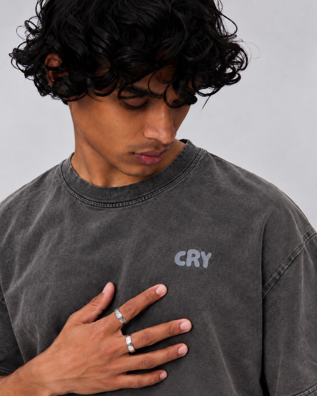 Hot Crier Tee Washed Black