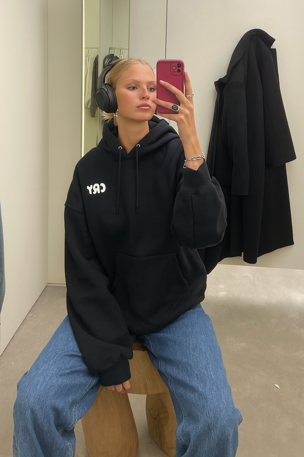 Black Oversized Hoodie (Pre-Order)