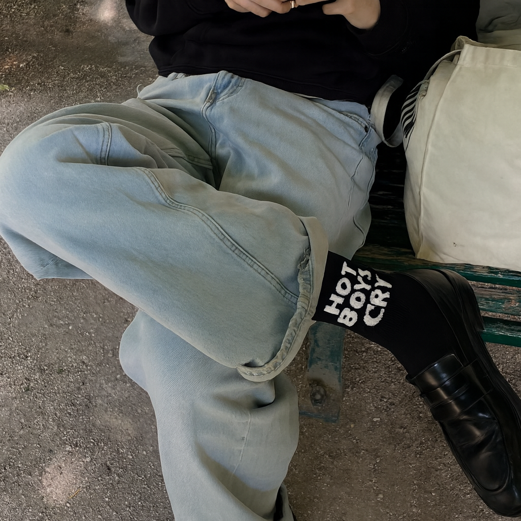 Crew Socks Black (Pre-Order)