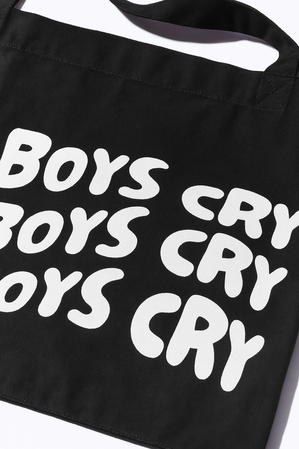 Hot Boys Cry Shopping Bag Black