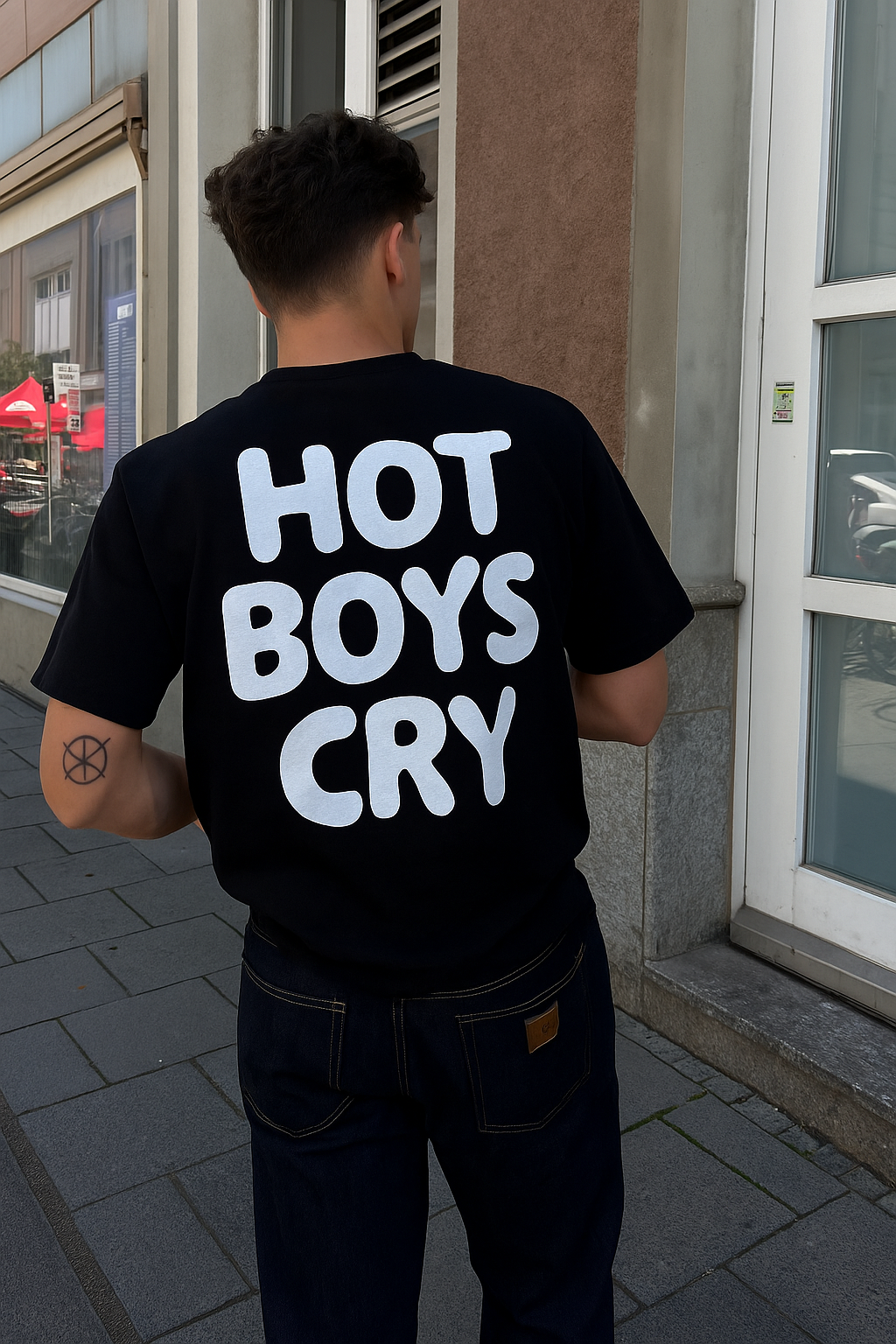 Hot Boys Cry Tee Black (Pre-Order)