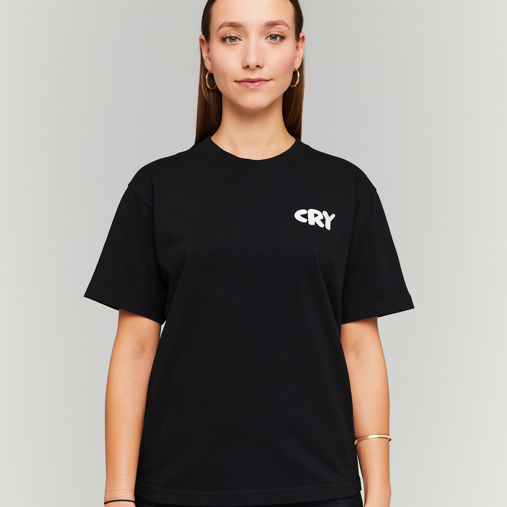 Hot Boys Cry Tee Black (Pre-Order)