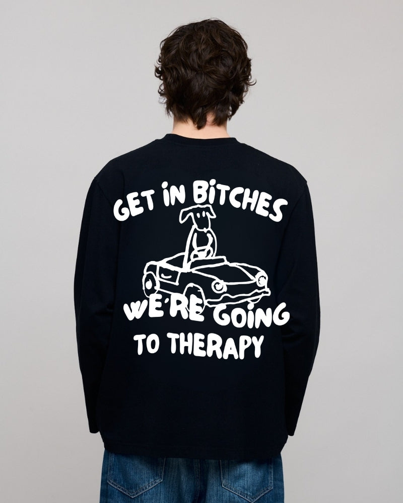 Therapy Longsleeve Black