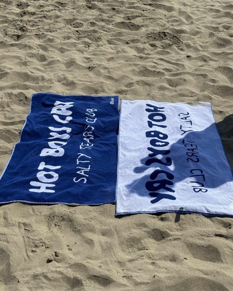 Salty Tears Club Towel Blue