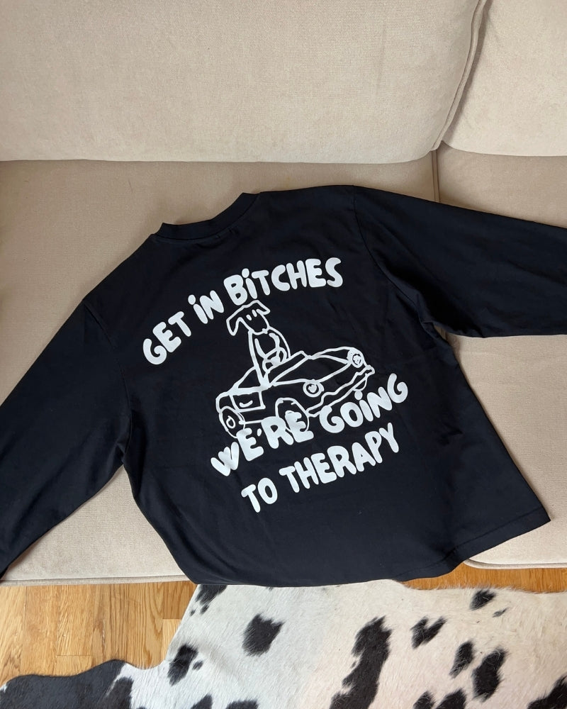 Therapy Longsleeve Black