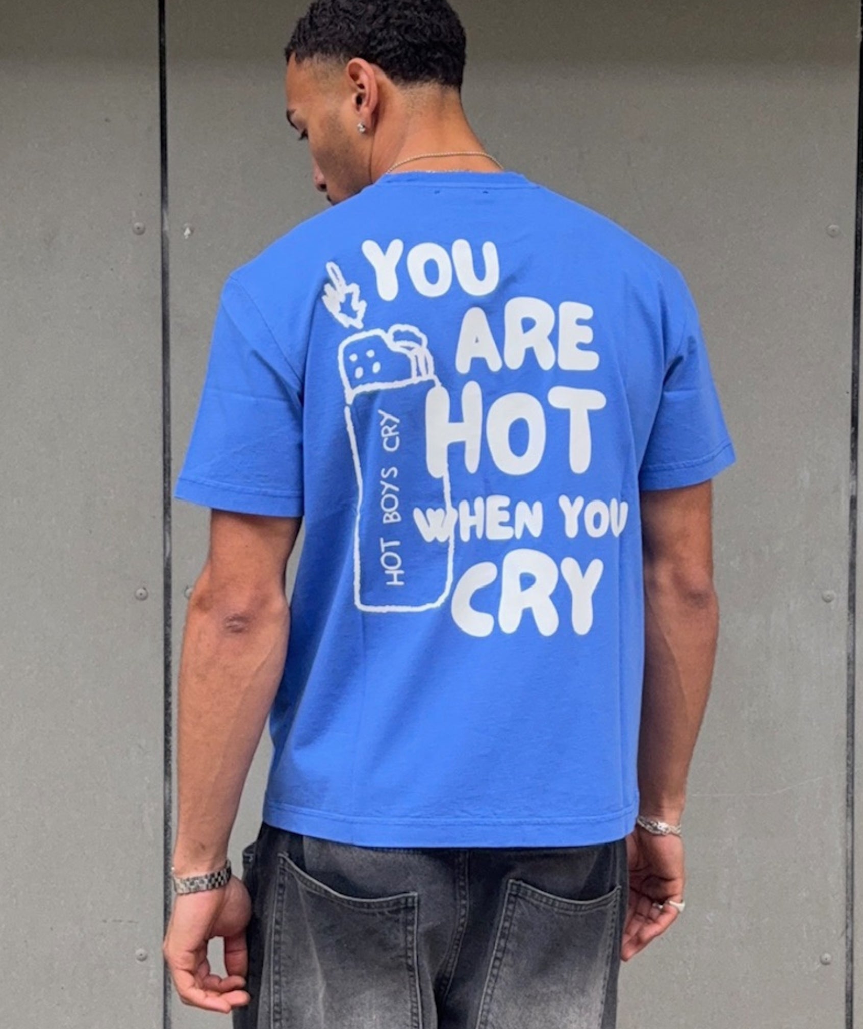 Hot Crier Tee Blue