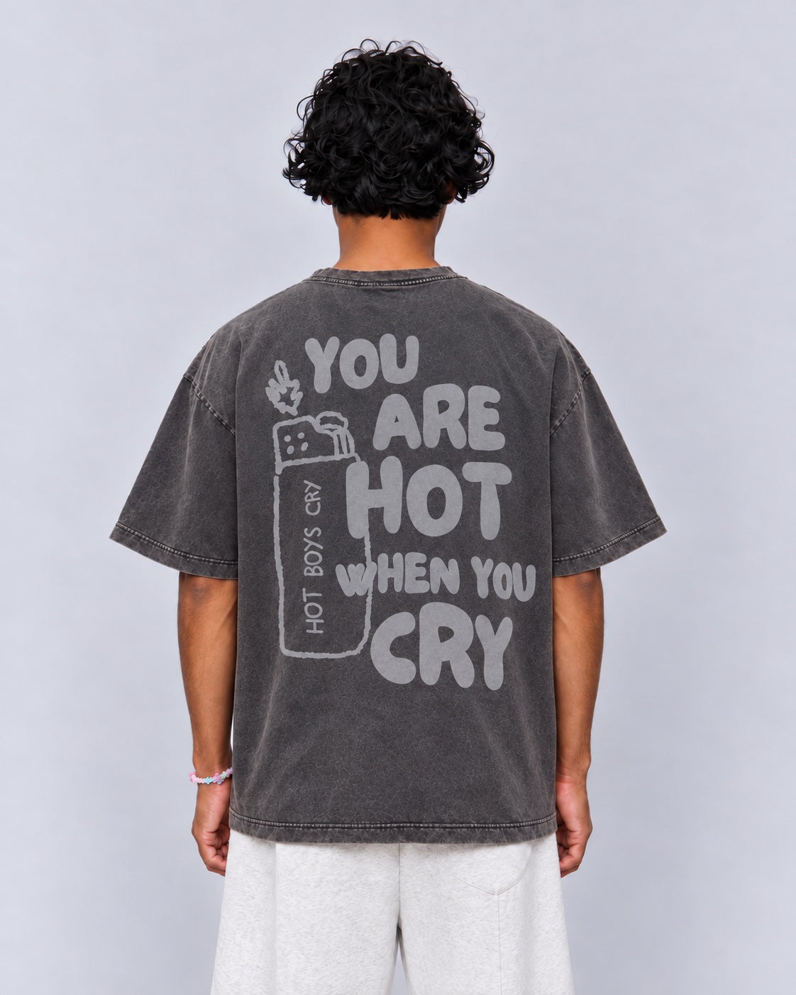 Hot Crier Tee Washed Black
