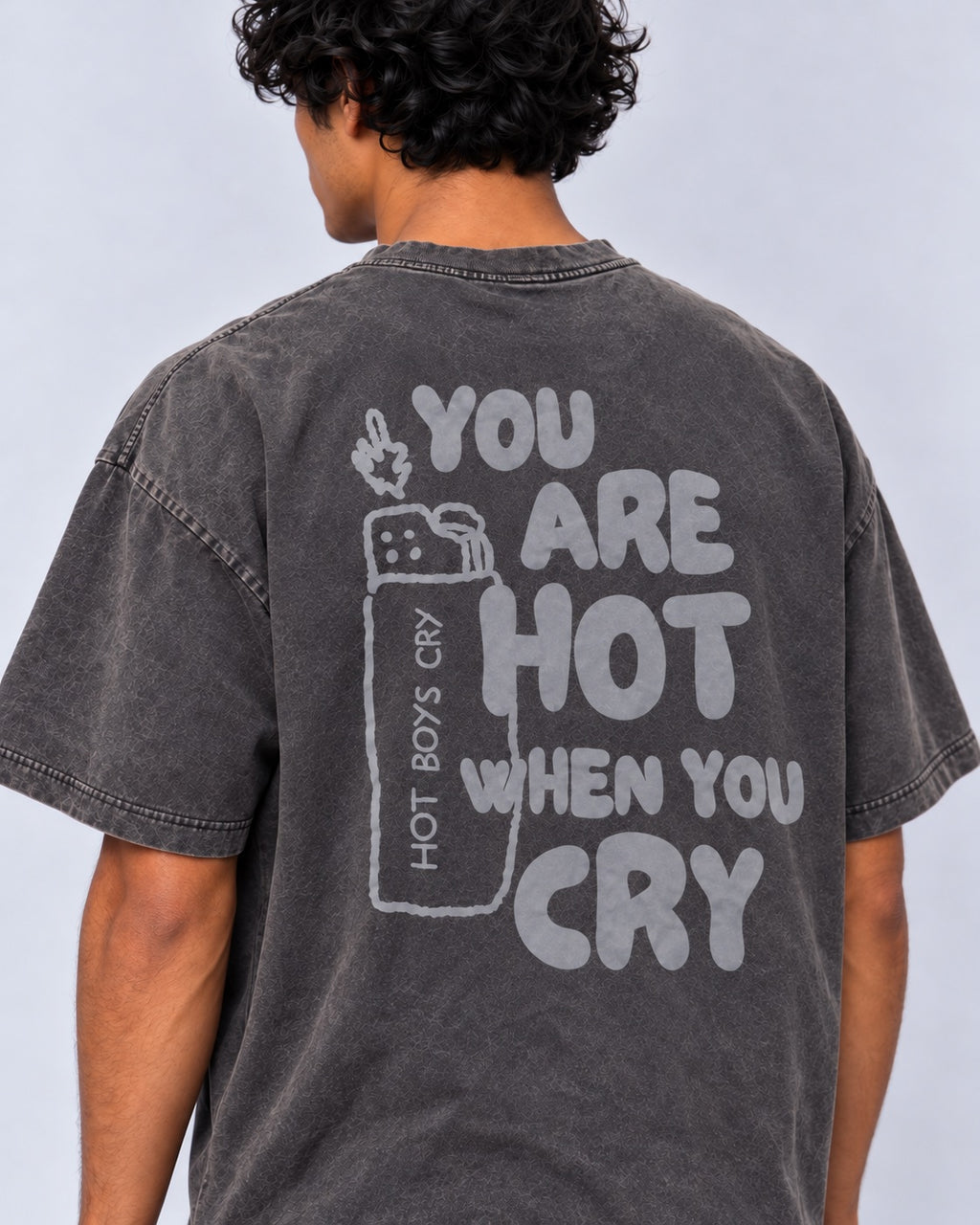 Hot Crier Tee Washed Black